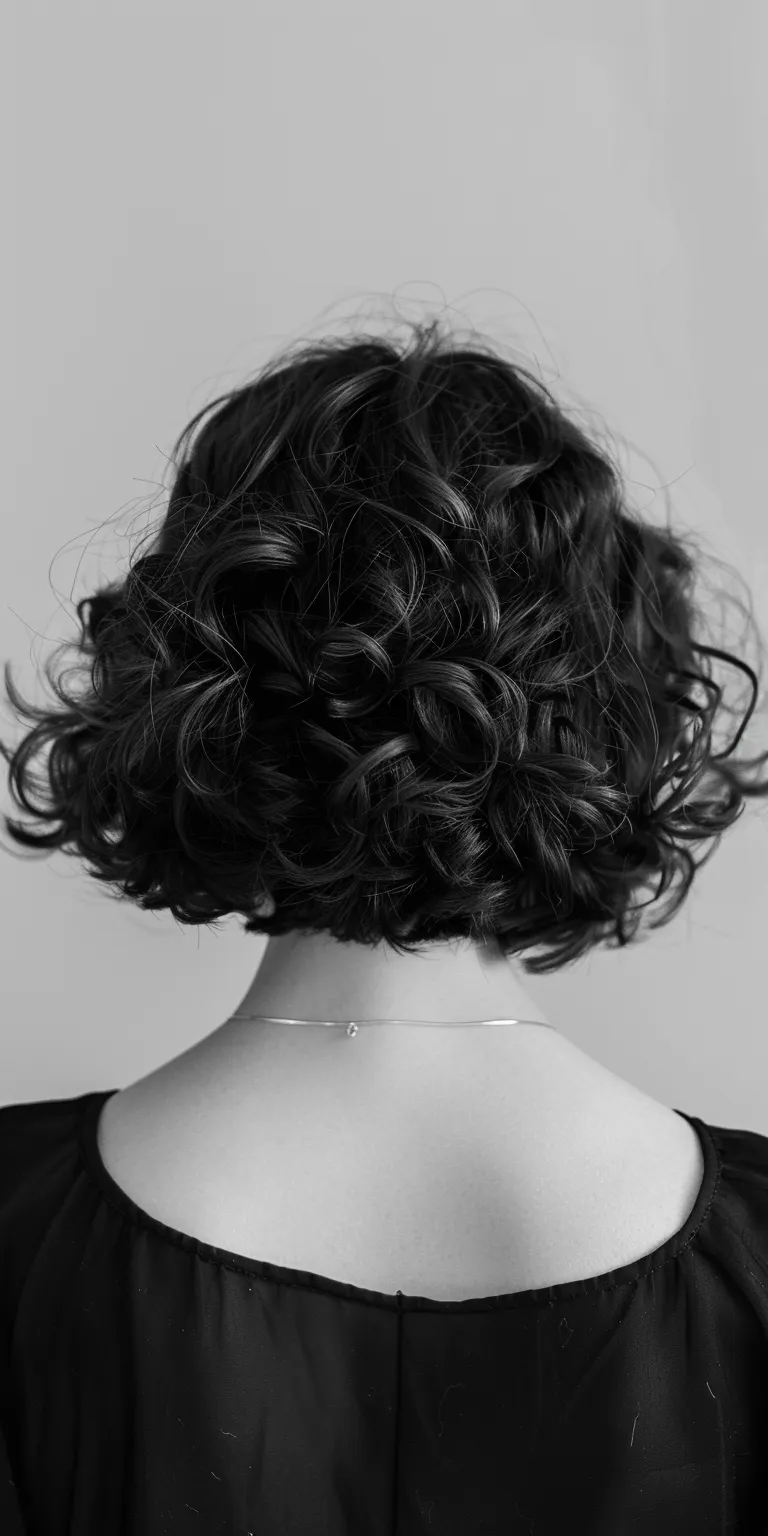 curly bob hairstyles Ringlets, Finger wave, Asymmetric cut, Digital perm, Chignon