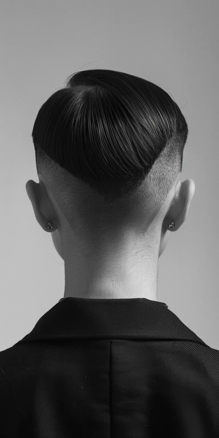 skin fade haircuts Pompadour, Asymmetric cut, Tonsure, Short back and sides, Mohawk