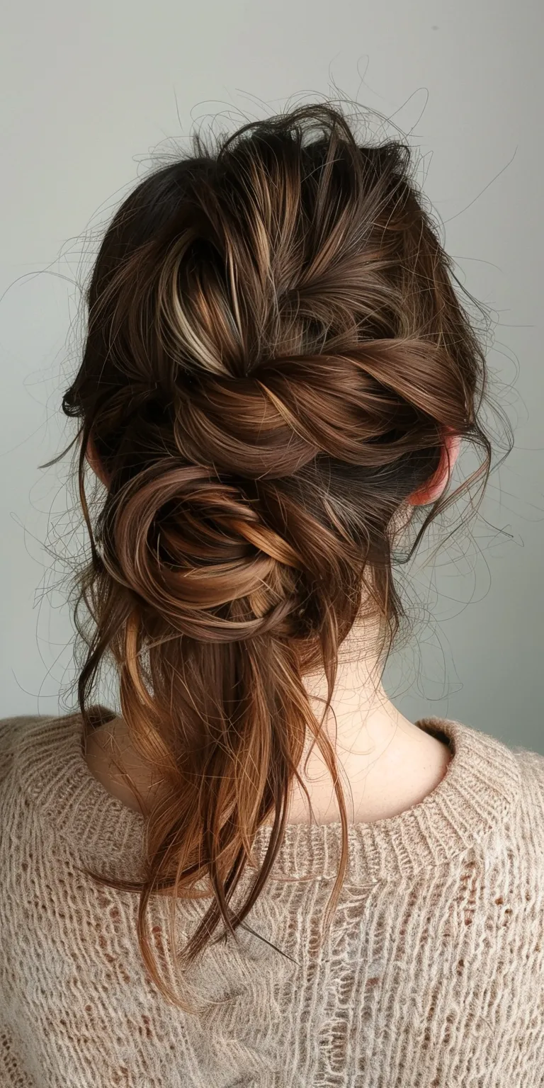 different hairstyles Updo, Chignon, Milkmaid braid, French twist, braid