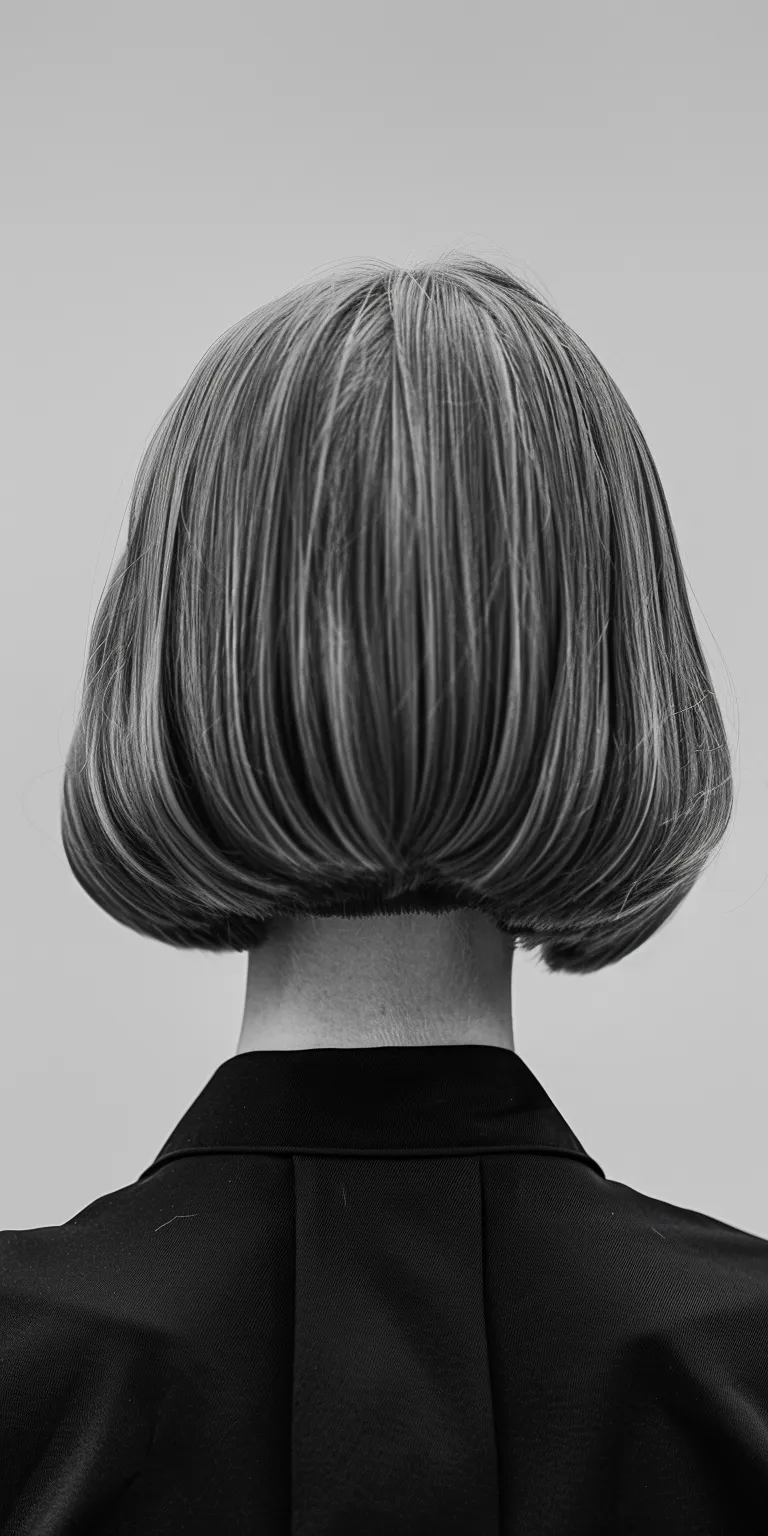 short haircuts for straight hair Asymmetric cut, Bob Short brush Chignon, Tonsure