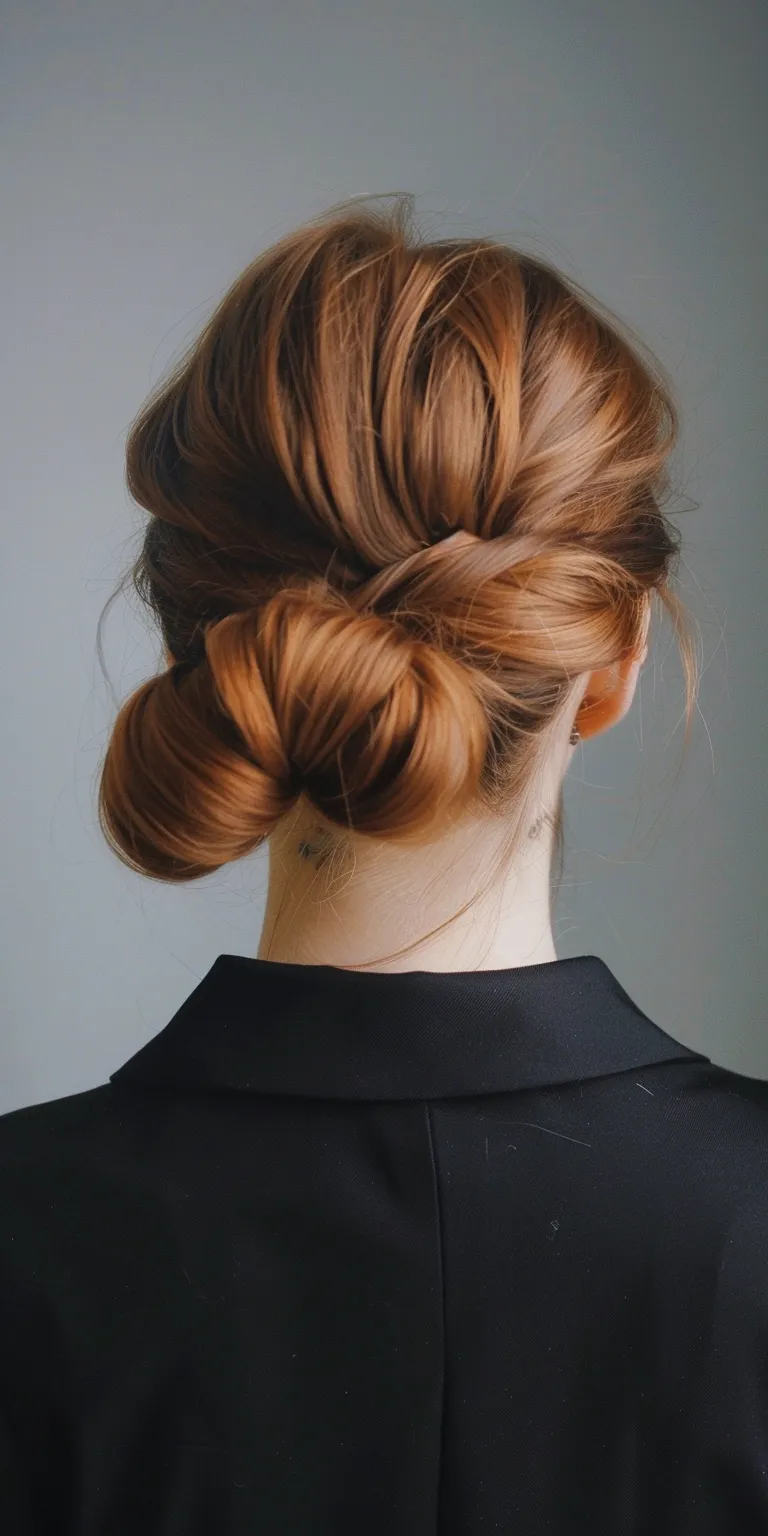 side bun hairstyle Chignon, Updo, French twist, Ballerina bun, Milkmaid braid