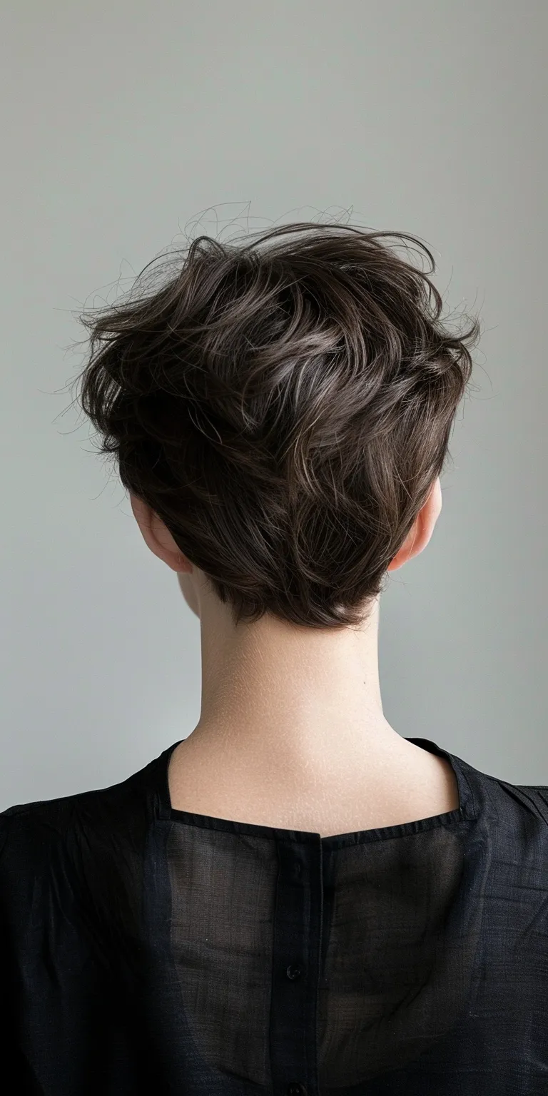 womens hair styles Asymmetric cut, Chignon, Updo, Layered hair, French twist