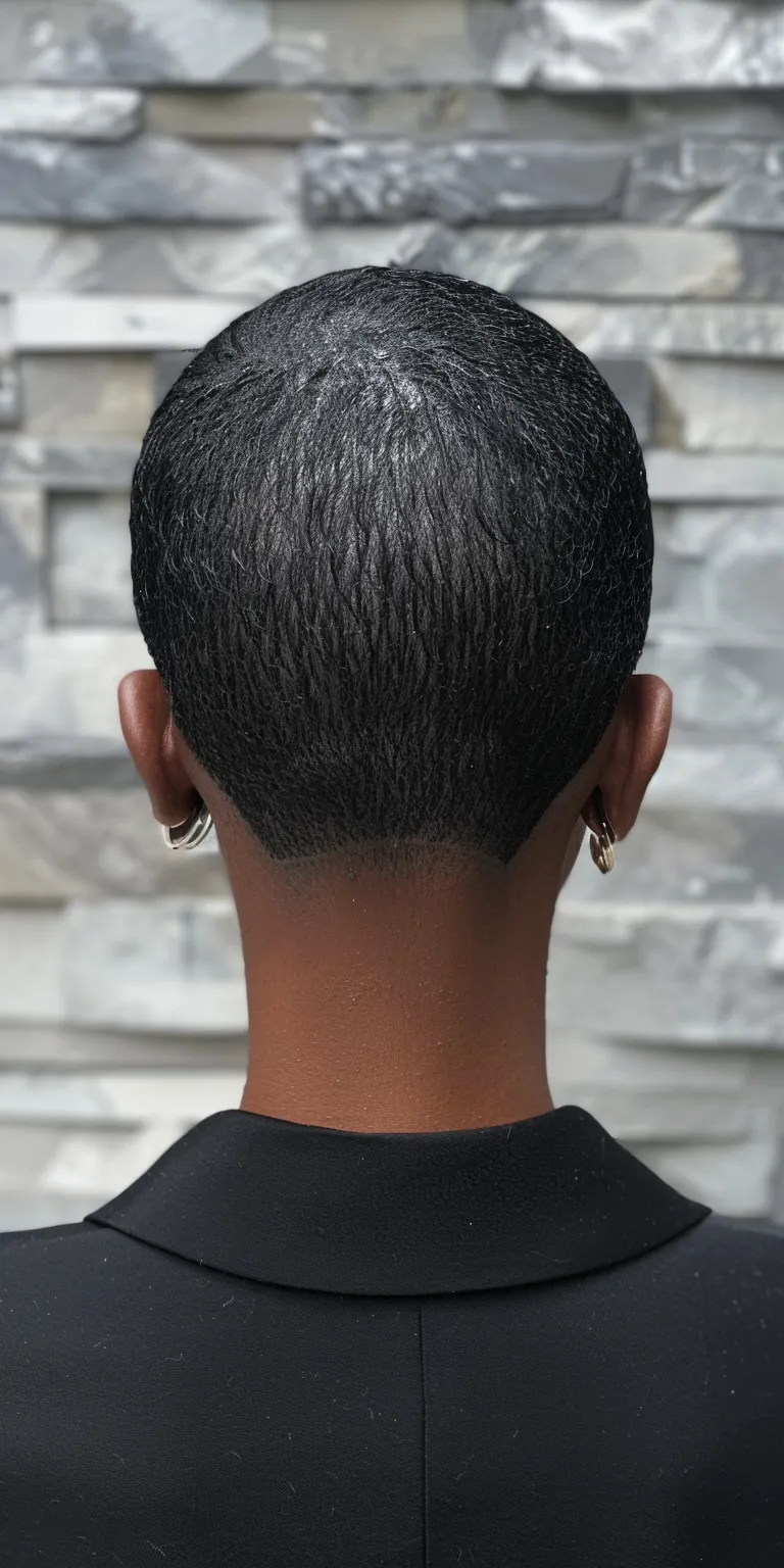 black short haircuts Short brush cut, Asymmetric Tonsure, French twist, Pompadour