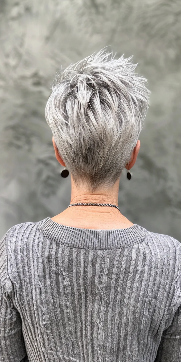 short shag hairstyles Asymmetric cut, Short brush Pixie Mohawk, hair