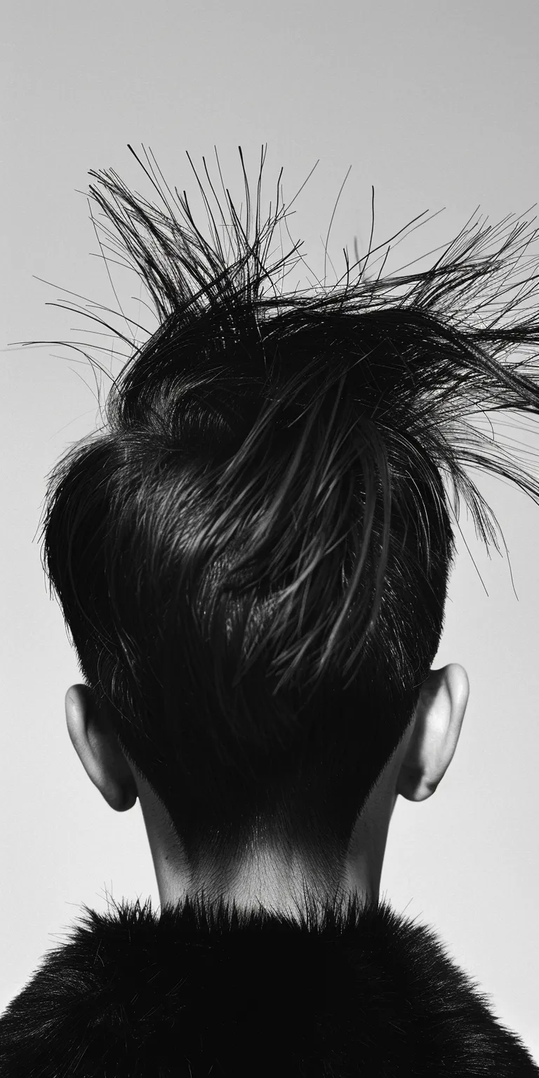 skunk hairstyle Asymmetric cut, Tonsure, Chignon, Pompadour, Mohawk