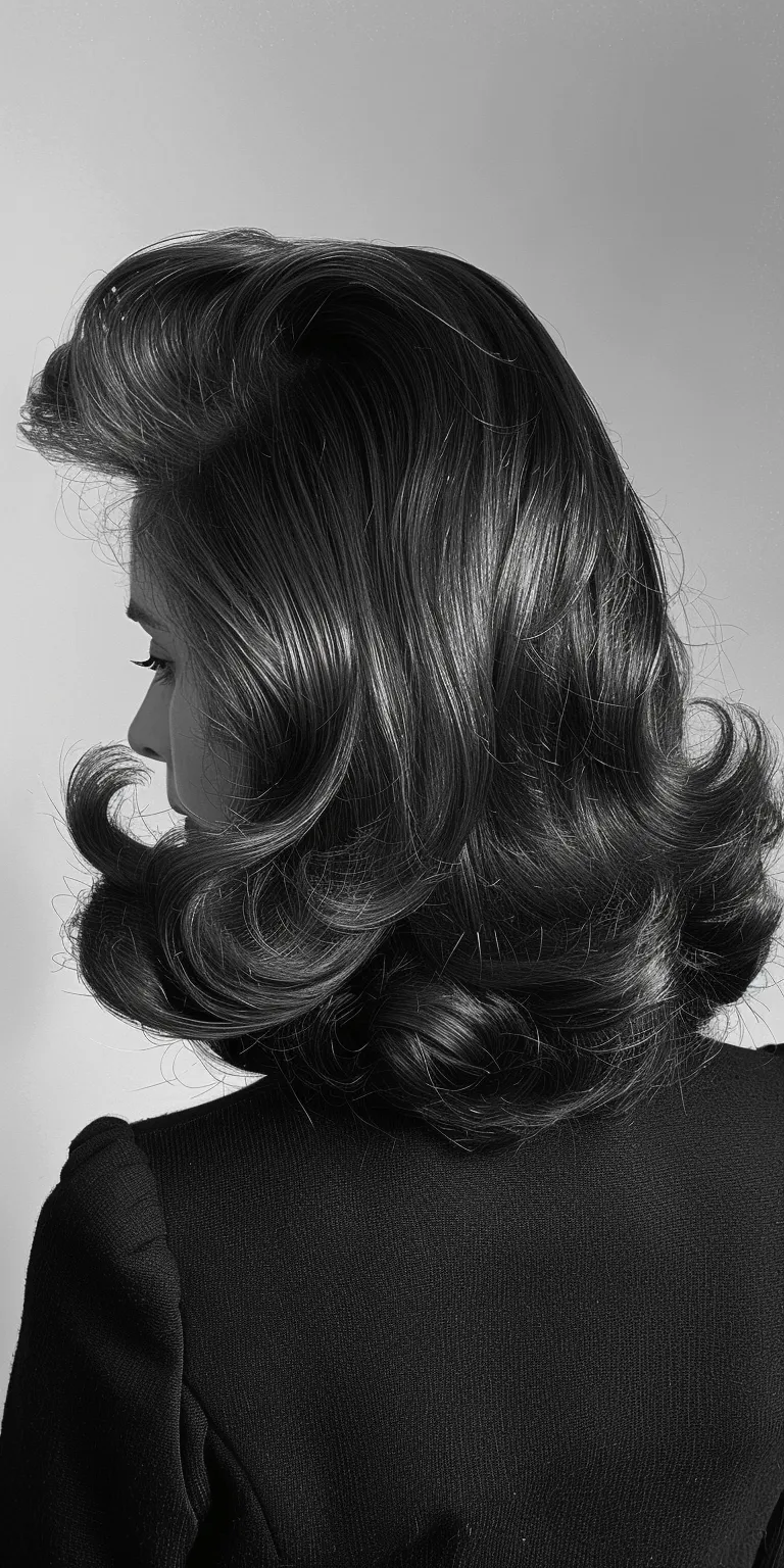 jane fonda hairstyles Bouffant, Finger wave, Pompadour, Pin-up styles, Historical Christian