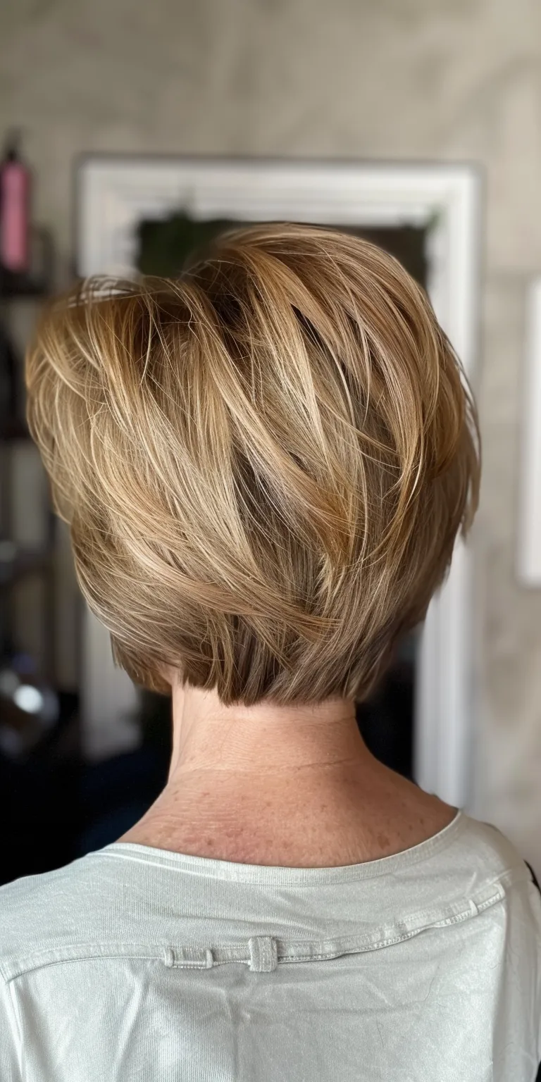 medium haircuts for women over 50 Short brush cut, Asymmetric Professional Pixie Digital perm