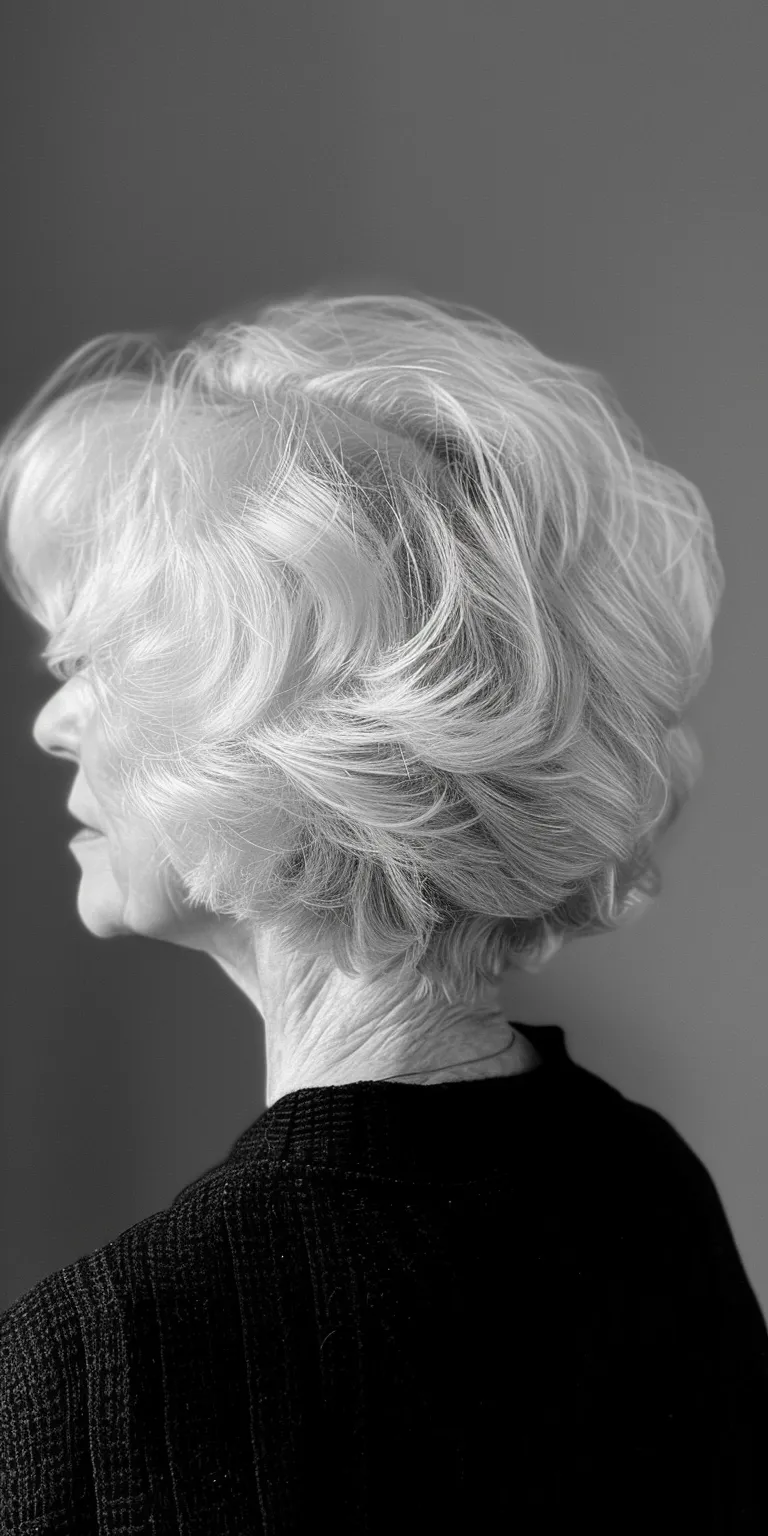 helen mirren hairstyles Asymmetric cut, Finger wave, Digital perm, Layered hair, Bouffant