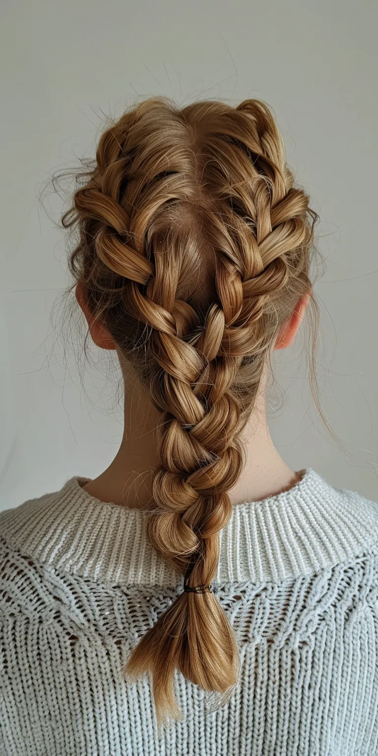 french braid hairstyles Waterfall braids, French braid, Braid, Milkmaid twist