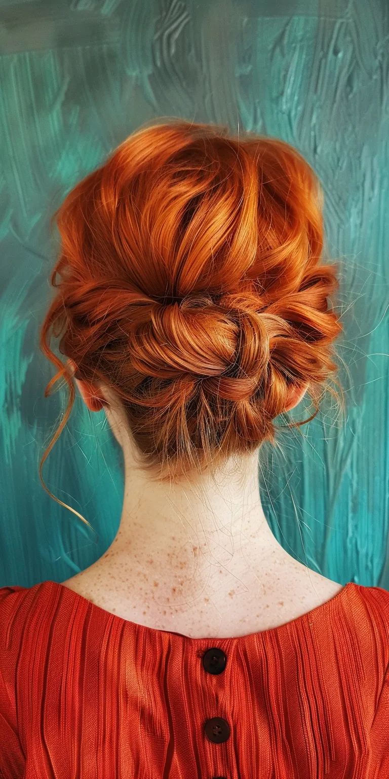 birthday hairstyle Updo, Chignon, French twist, Milkmaid braid, Ballerina bun