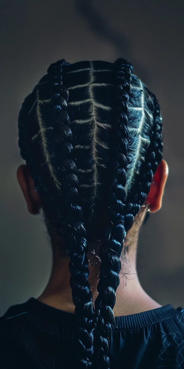 black people hairstyles Cornrows, Waterfall braids, Hair twists, Braid, French braid