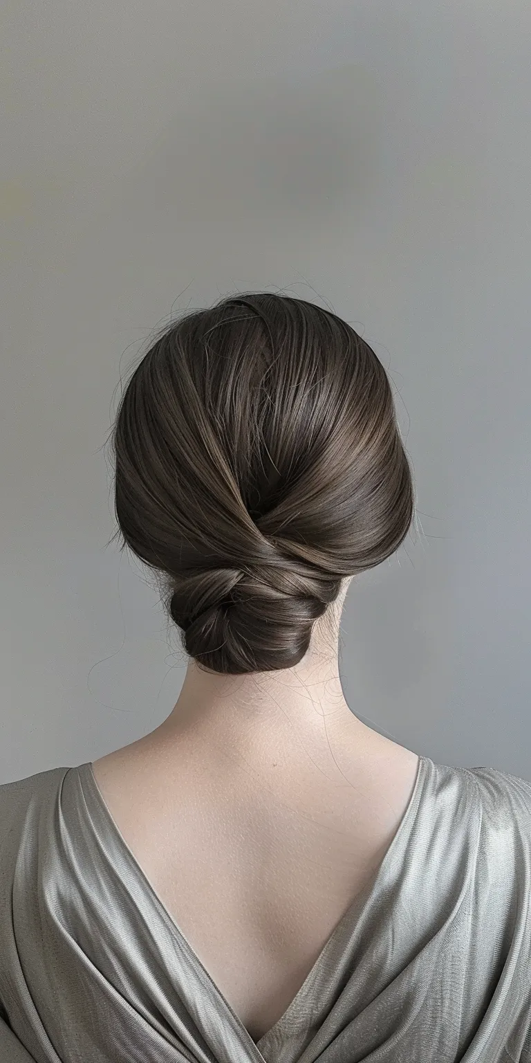 ball hairstyles Updo, Chignon, French twist, Milkmaid braid, Ballerina bun