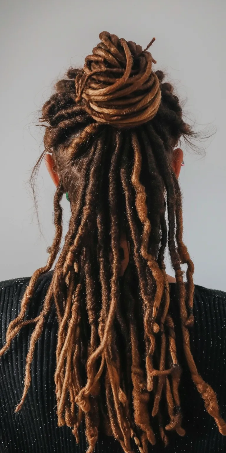 simple dreadlocks hairstyles Dreadlocks, Hair twists, Crochet braids, Layered hair, Cornrows