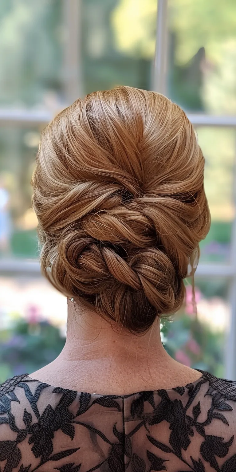 wedding hair styles Updo, French twist, Ballerina bun, Chignon, Milkmaid braid