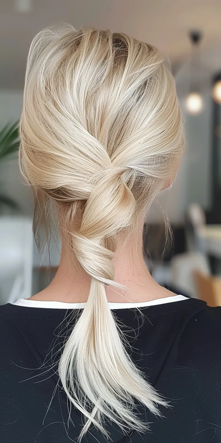 blonde hair styles French twist, Waterfall braids, Updo, braid, Chignon