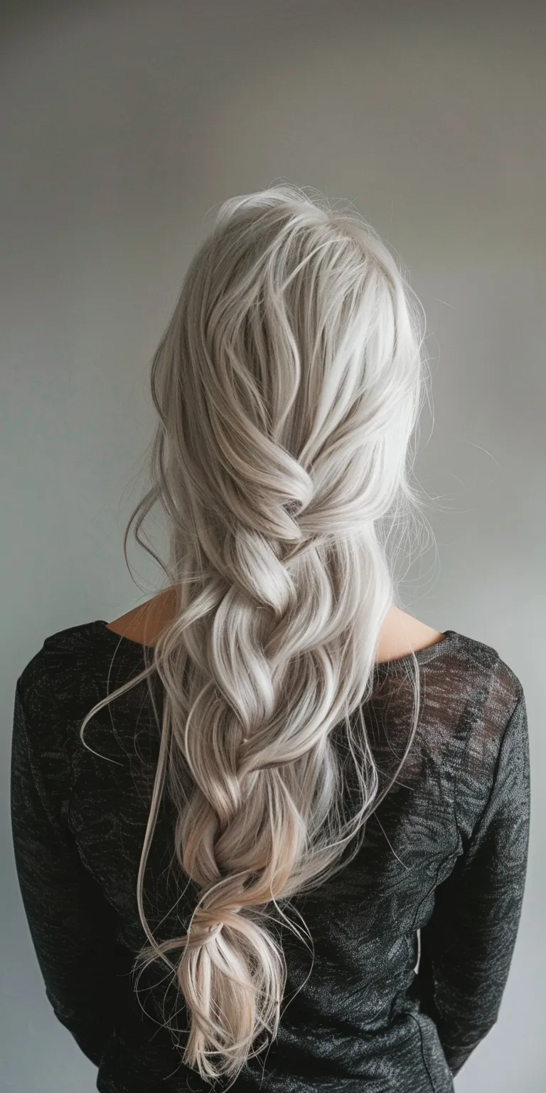 long hairstyles for women Waterfall braids, Braid, Boho Mermaid hair, Layered hair