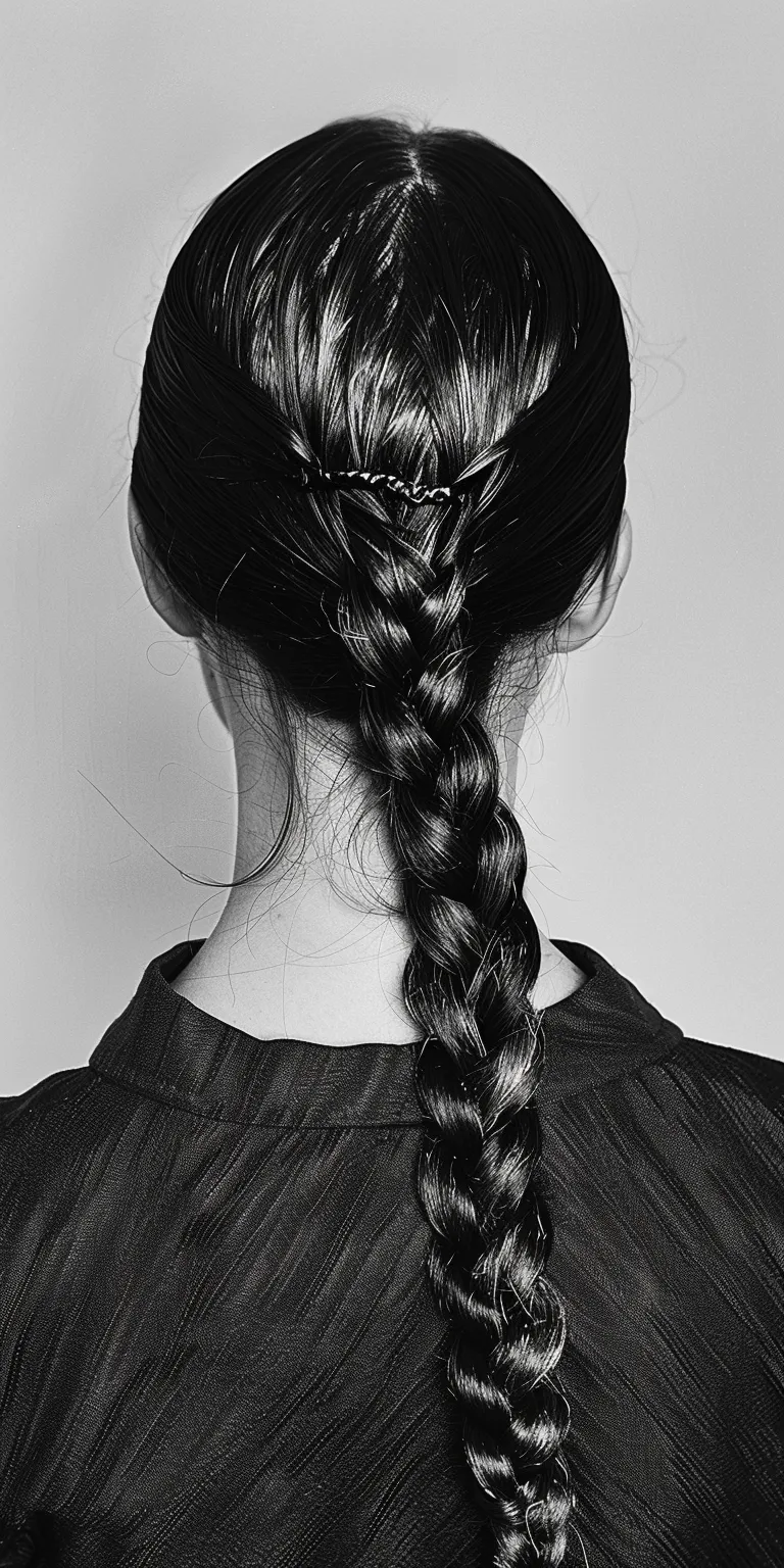 neat braid gel French braid, Braid, Waterfall braids, Milkmaid Boho braids