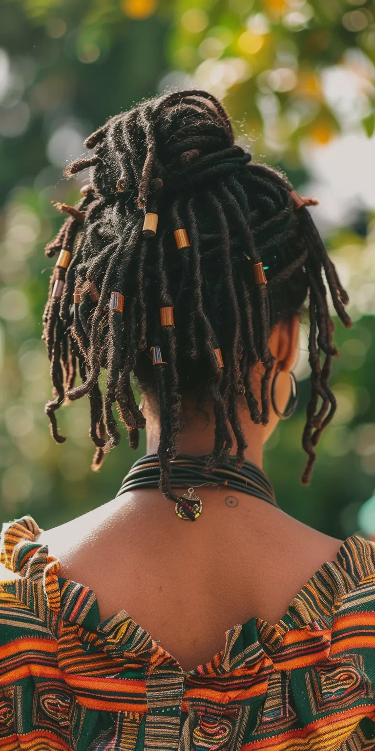 locs hairstyle Dreadlocks, Hair twists, Boho braids, Crochet Cornrows