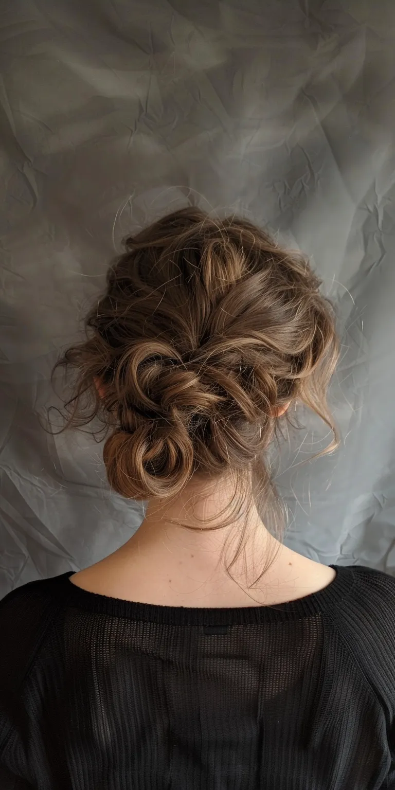 puff hairstyle Updo, Milkmaid braid, French twist, Chignon, Waterfall braids