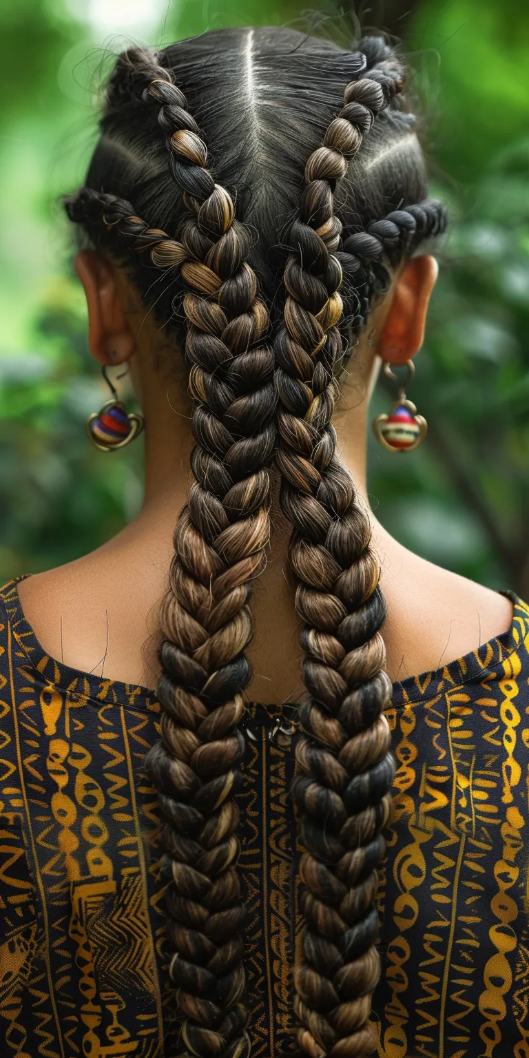 cornrow hairstyles for ladies Boho braids, Hair twists, Waterfall Braid, Milkmaid braid