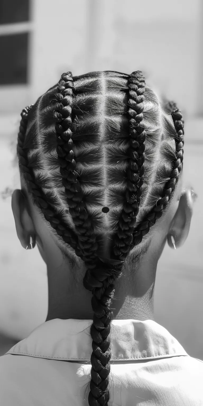 straight back cornrows Cornrows, Hair twists, French braid, Waterfall braids, twist