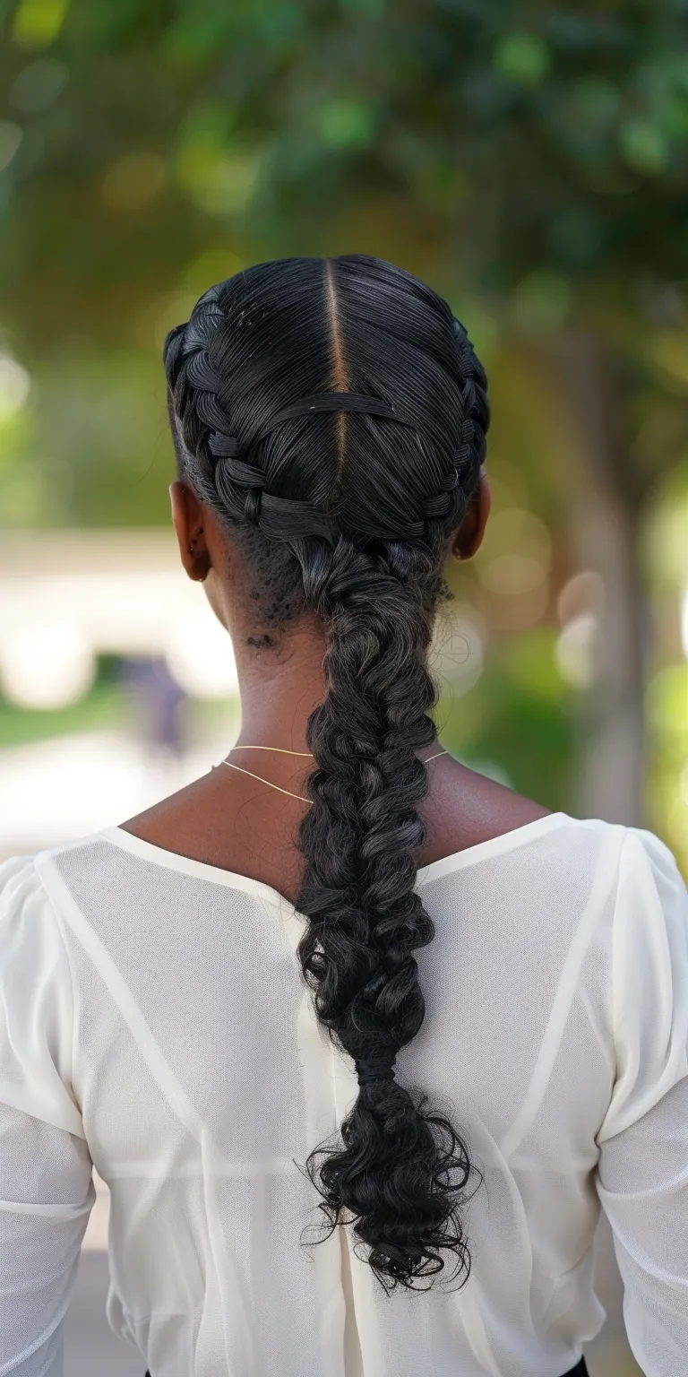 cute ponytail hairstyles French braid, twist, Waterfall braids, Hair twists, Braid