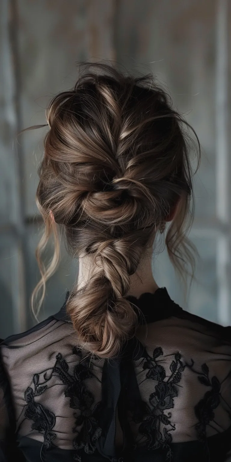 widows peak hairstyles French braid, Updo, twist, Braid, Waterfall braids