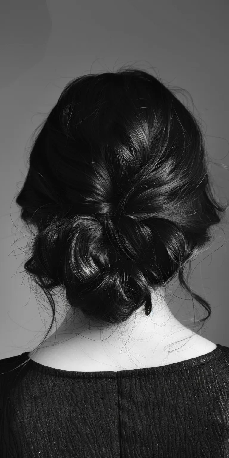 fringe hair styles Chignon, Updo, Milkmaid braid, French twist, braid