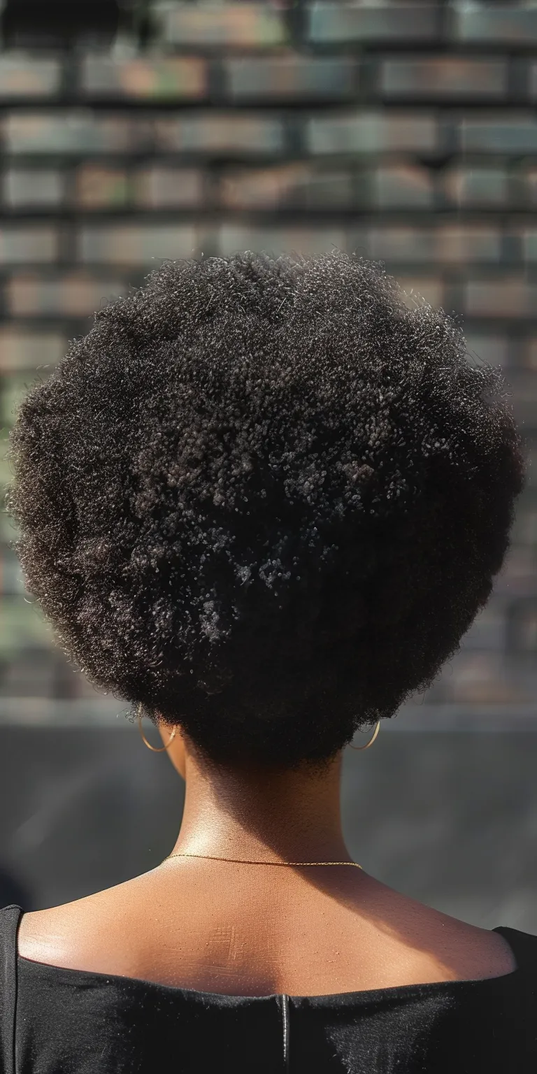 black people haircuts Afro puffs, Digital perm, Kinky hair, Pompadour, Short brush cut