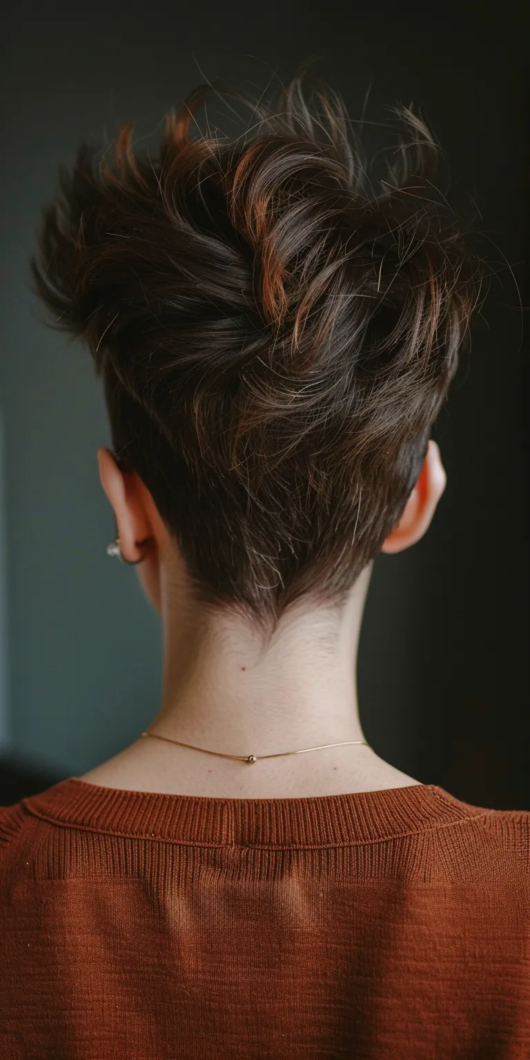 different haircuts Chignon, Updo, Asymmetric cut, Ballerina bun, French twist