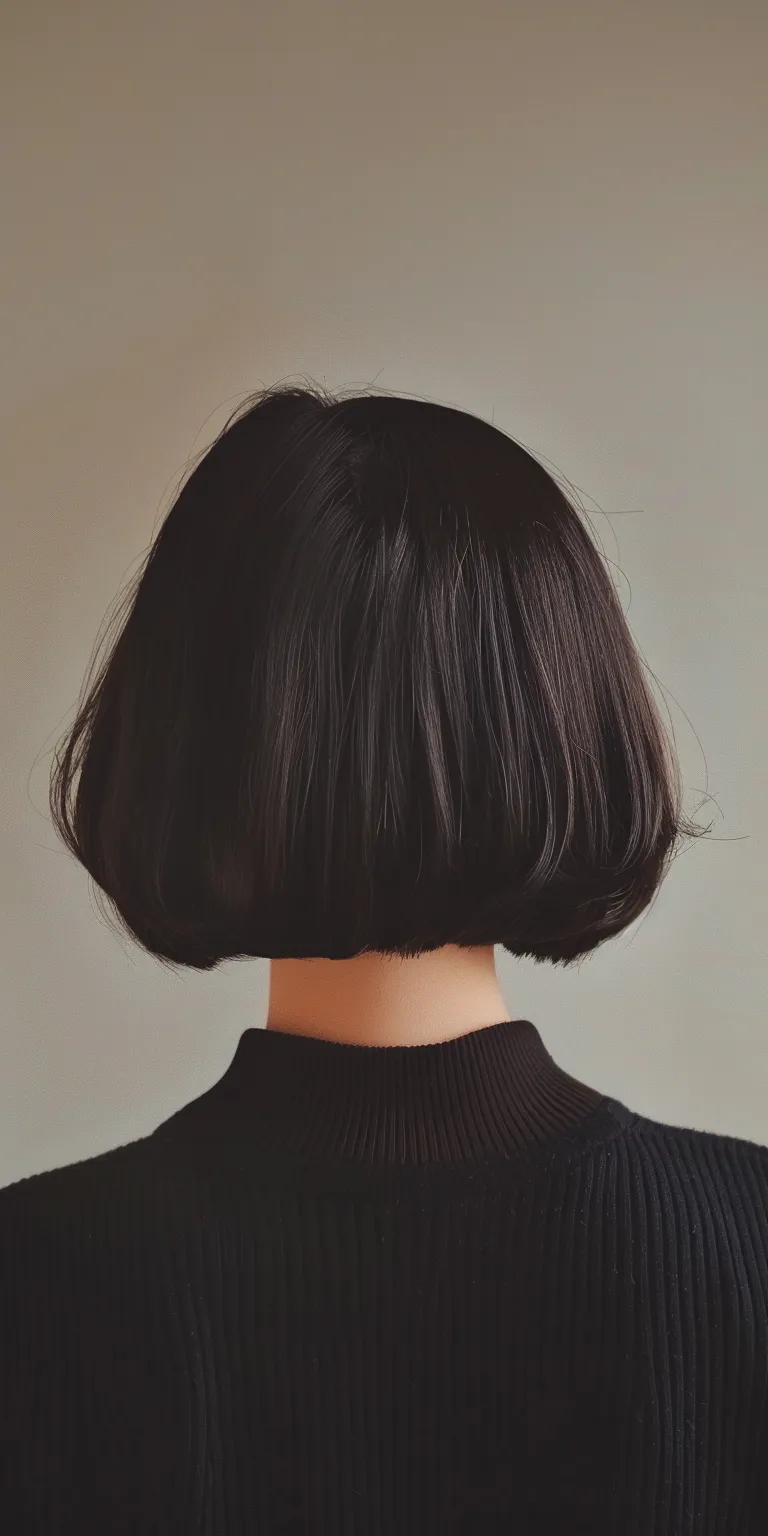 bob cuts Asymmetric cut, Bob Japanese women's hairstyles, Short brush Layered hair