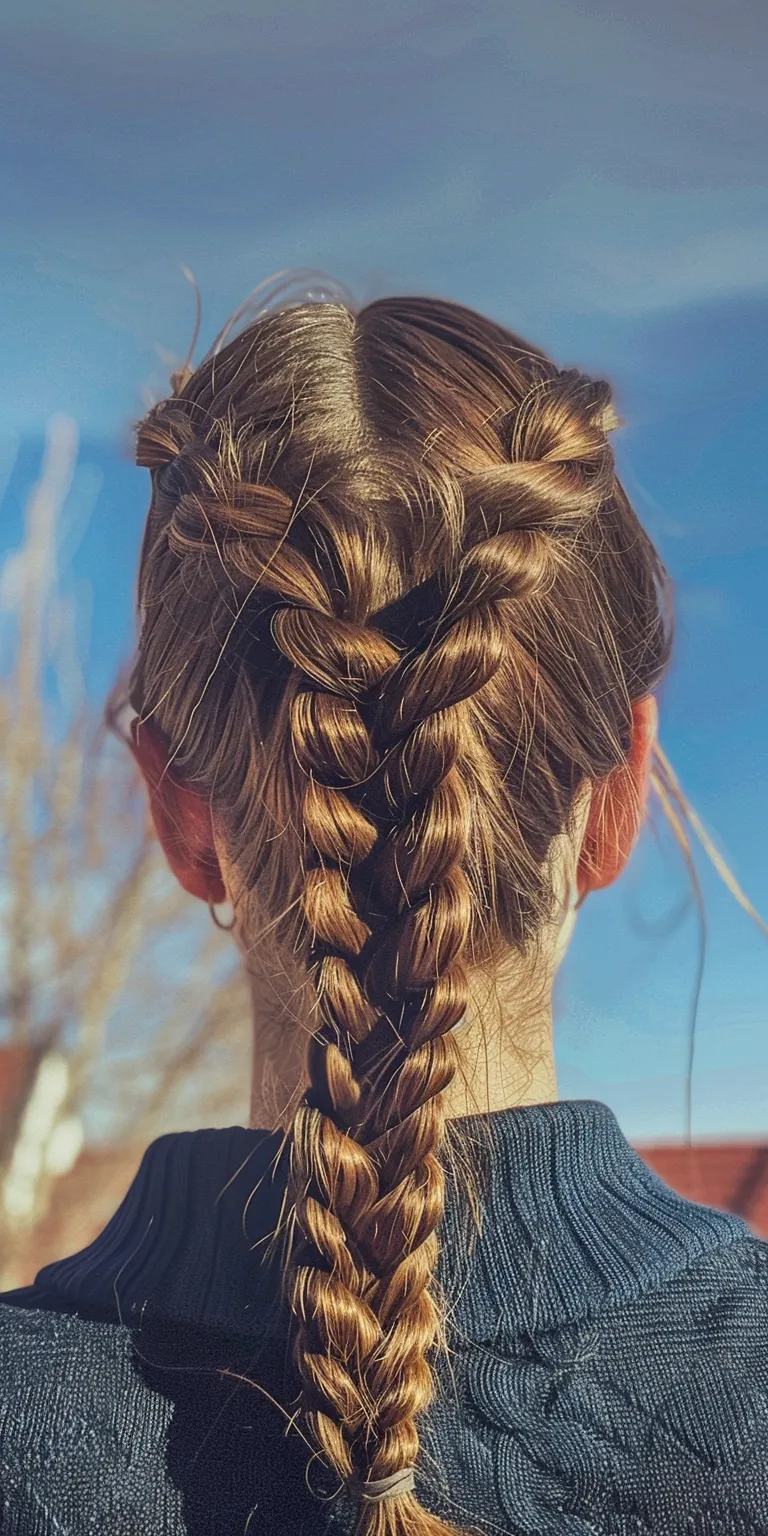 braids to the side French braid, Braid, Milkmaid Waterfall braids, twist