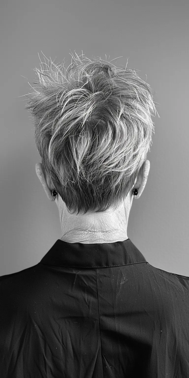 hair styles for ladies Asymmetric cut, Short brush Tonsure, Pompadour, back and sides