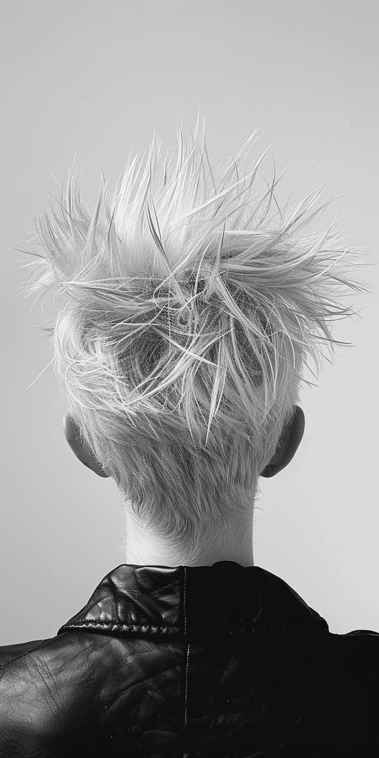 hairstyles for Mohawk, Asymmetric cut, Pompadour, Frosted tips, Feathered hair