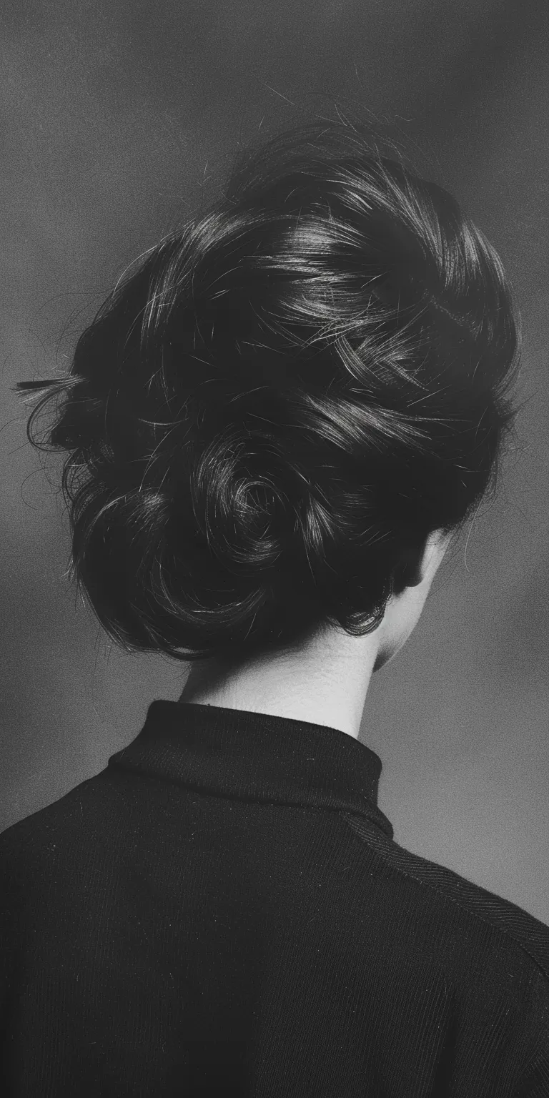 pomade Chignon, Updo, Bouffant, Japanese women's hairstyles, Finger wave