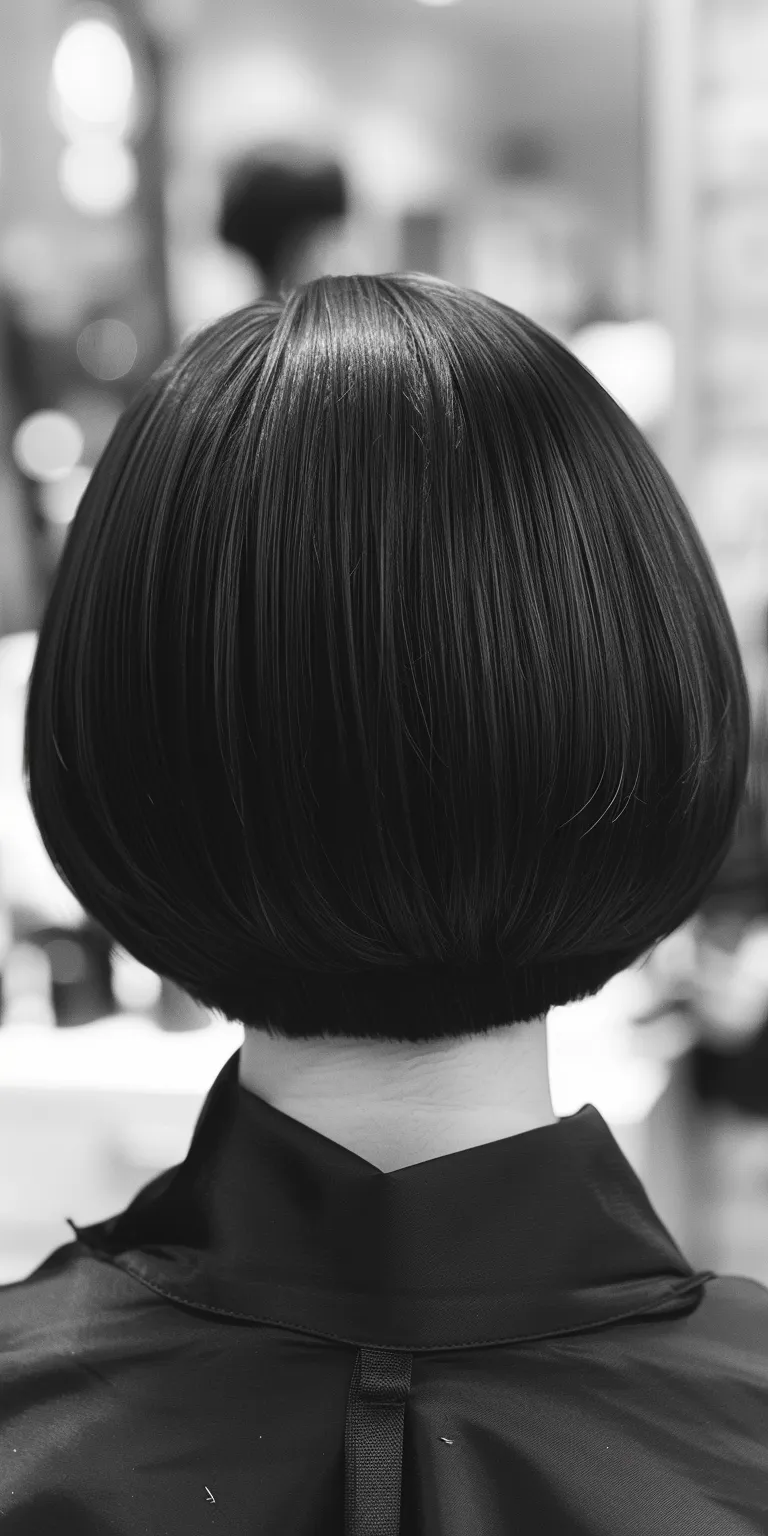 bobcut hair style Asymmetric cut, Bob Japanese women's hairstyles, Chignon, Hime cut