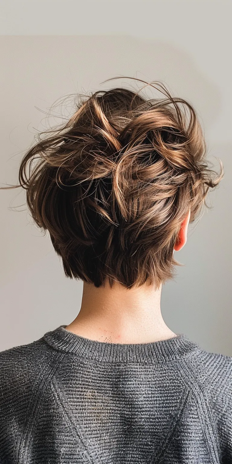 blowout hairstyle Updo, Chignon, French twist, Asymmetric cut, Ballerina bun