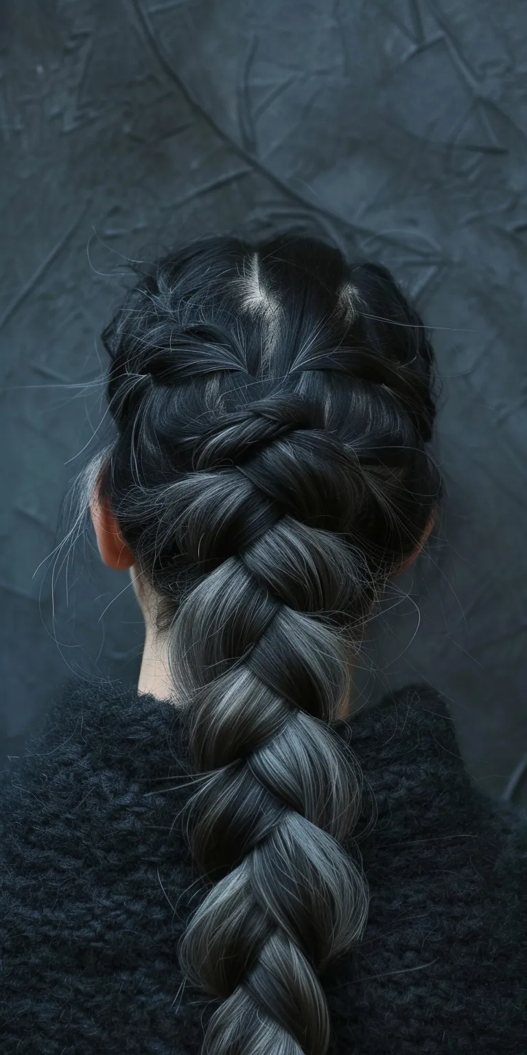 wolf hairstyle Braid, French braid, Waterfall braids, twist, Updo