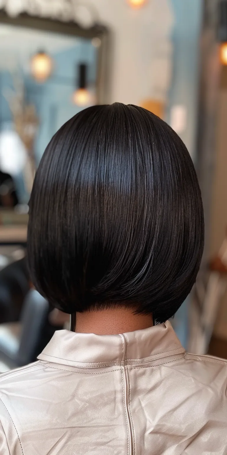 short bob hairstyles Asymmetric cut, Bob Finger wave, Stacked bob, Short brush cut