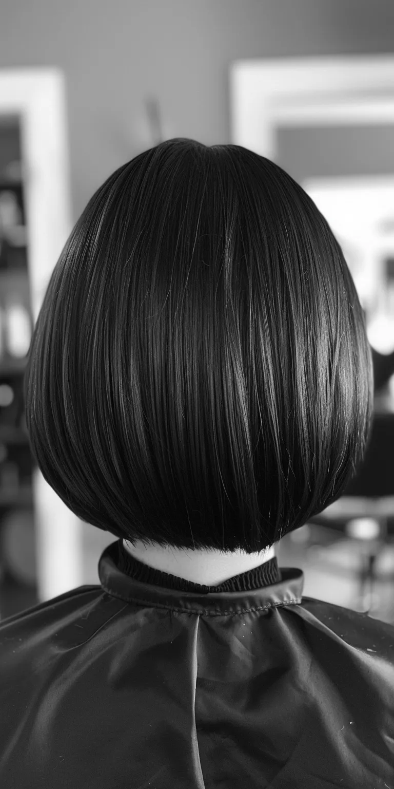 bob hair styles Bob cut, Asymmetric Hime Japanese women's hairstyles, Chignon