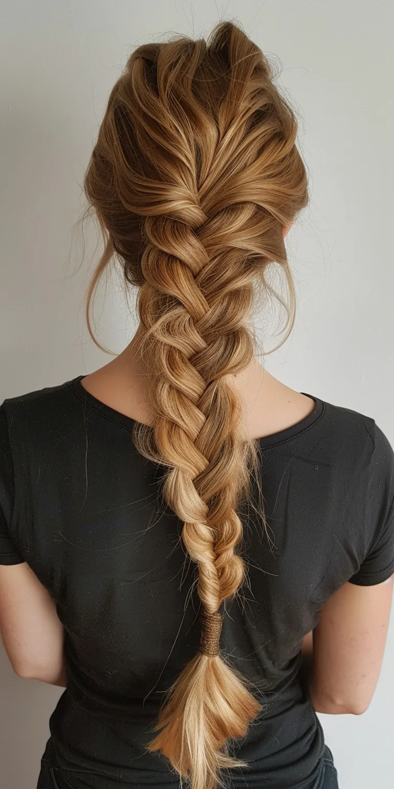 easy long hairstyles Waterfall braids, French braid, Braid, Boho Hair twists