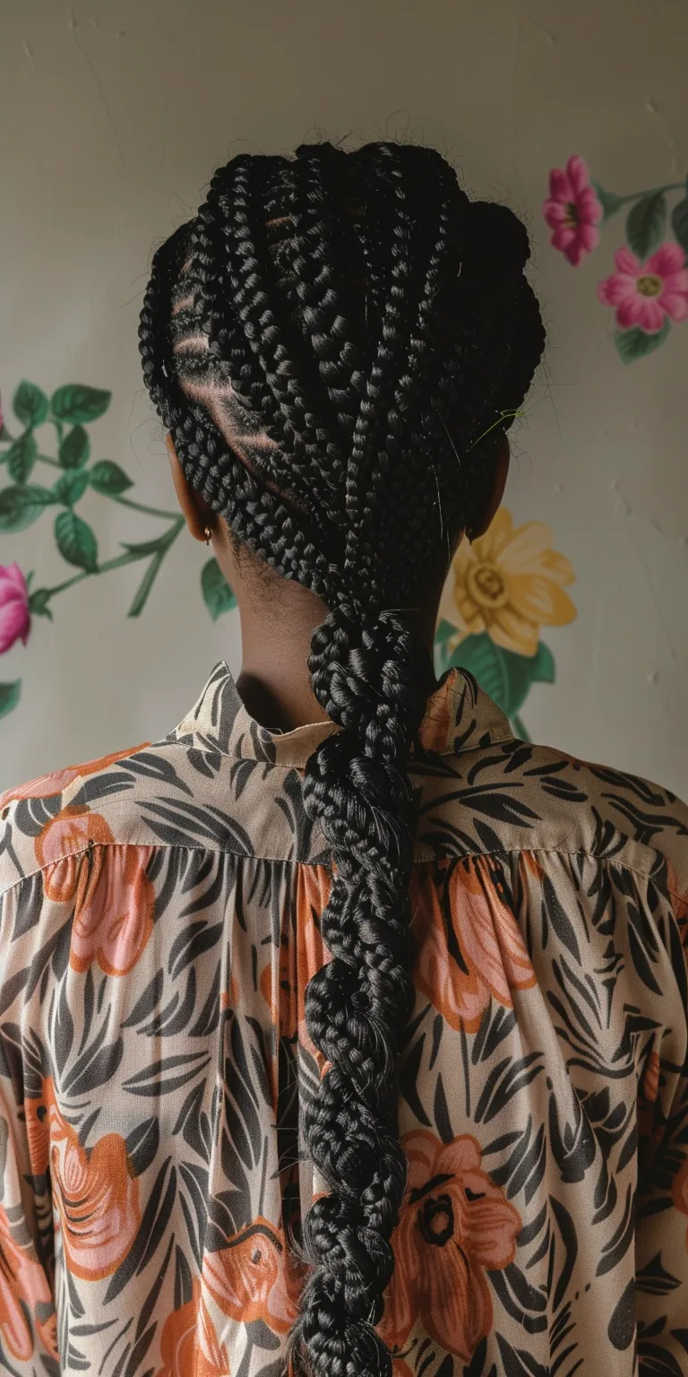 box braid Boho braids, Crochet Waterfall Hair twists, Braid