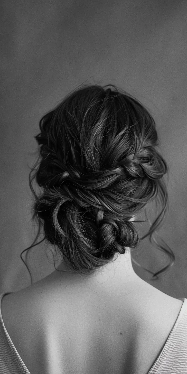 hairstyles for homecoming Chignon, Updo, Milkmaid braid, French twist