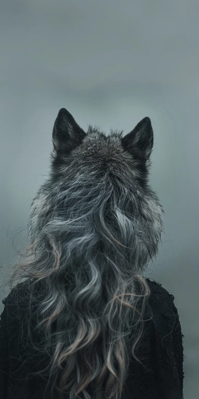 wolf hairstyle Digital perm, Feathered hair, Mohawk, Layered Long hair