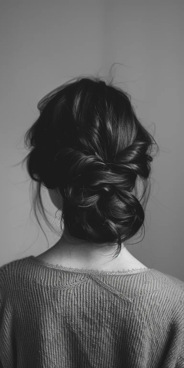 side parting hairstyles female Updo, Chignon, Milkmaid braid, French twist