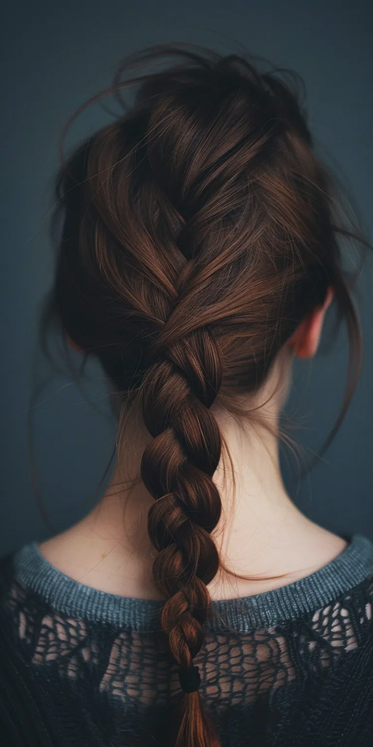 knotless hairstyles Braid, French braid, Waterfall braids, Milkmaid Boho braids