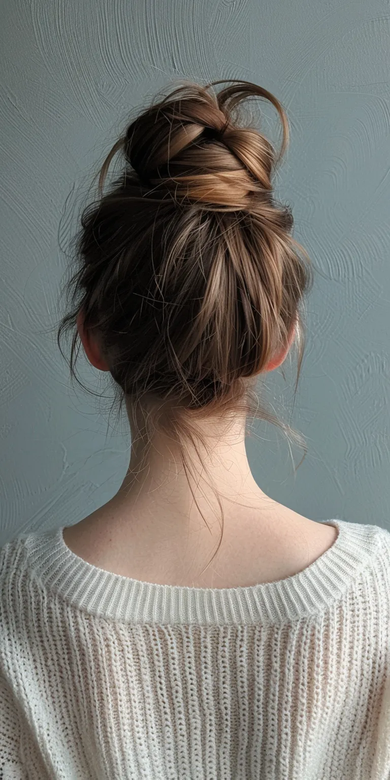 hair bun styles Ballerina bun, Chignon, Updo, Ponytail, Milkmaid braid