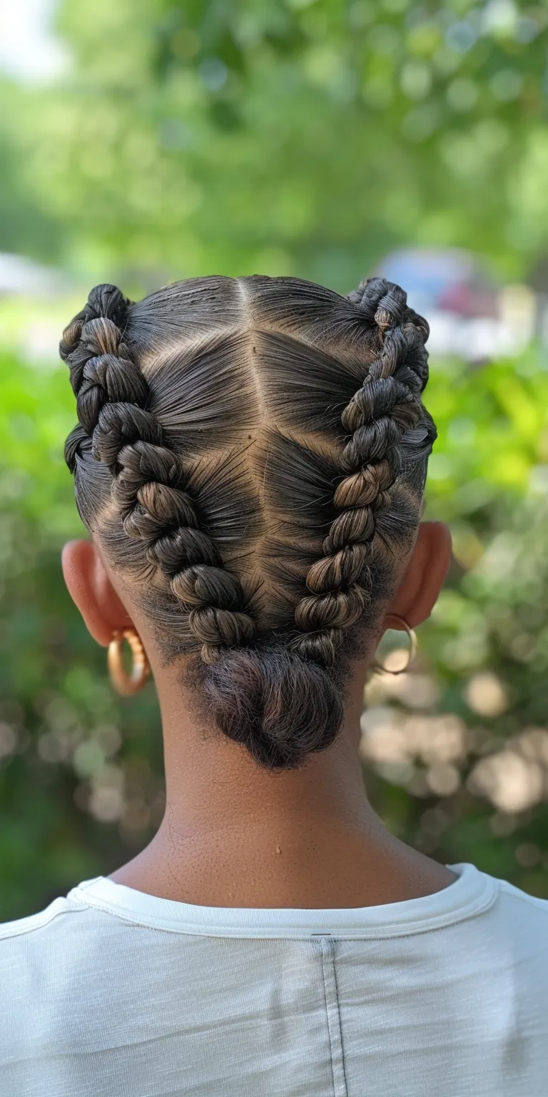 braids with curls at the end French twist, Waterfall braids, braid, Updo, Hair twists