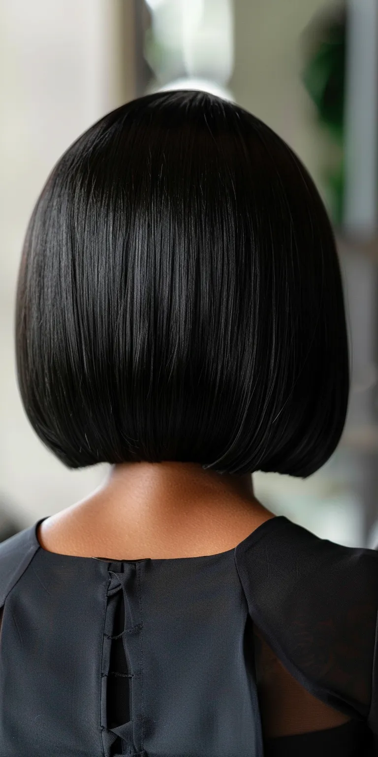 bob hairstyles Asymmetric cut, Bob Stacked bob, Short brush Finger wave