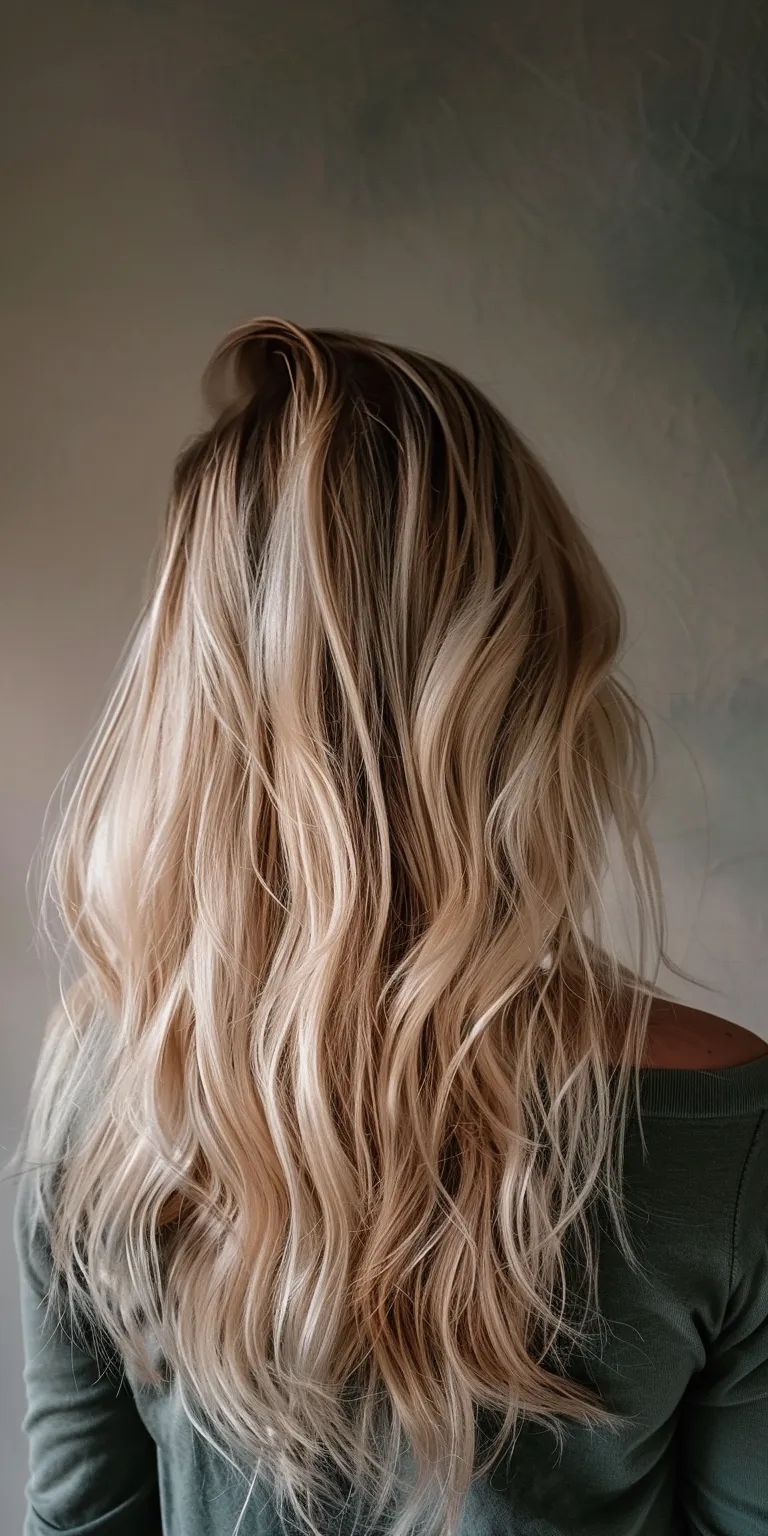 blonde hair styles Layered hair, Mermaid Long Feathered Extensions